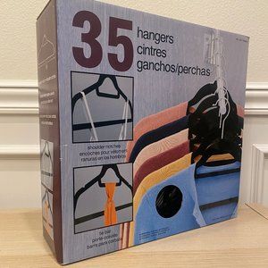 NEW COSTCO 35 Hangers Cintres Antiglissement Space-Saving